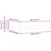 vidaXL Box Spring Bed with Mattress Light Grey 200 x 200 cm Fabric