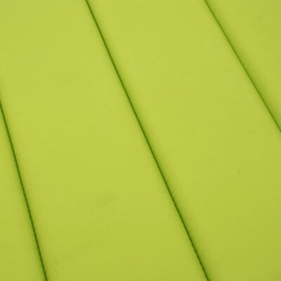 vidaXL Sun Lounger Cushion Bright Green 200x70x3cm Oxford Fabric