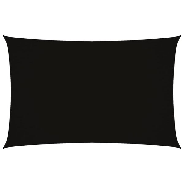 vidaXL Sunshade Sail Oxford Fabric Rectangular 2x4.5 m Black