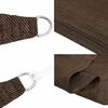 vidaXL Sunshade Sail 160 g/m² Brown 4x4 m HDPE