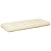 vidaXL Pallet Cushions 5 pcs Cream Fabric