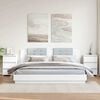 vidaXL 806212 vidaXL Bed Cabinets 2 pcs White 40x35x62,5 cm Engineered Wood