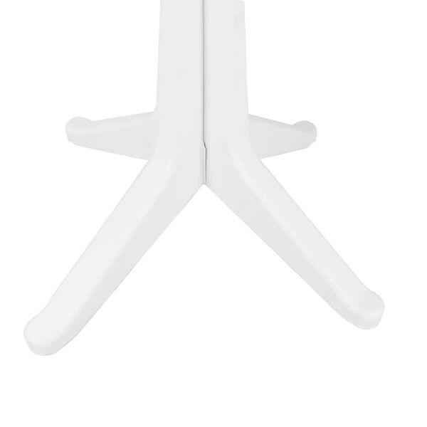 vidaXL Garden Table White 70 x 70 x 71.7 cm Plastic