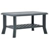 vidaXL Coffee Table Green 90x60x46 cm Plastic