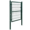 vidaXL 2D Fence Gate (Single) Green 100x120 cm