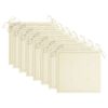 vidaXL Garden Chairs 8 pcs with Cream Cushions Solid Teak Wood