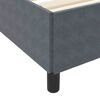 vidaXL Bed Frame with Mattress Dark Grey 90 x 200 cm Fabric