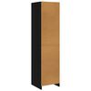 vidaXL Wardrobe Black 50x50x200 cm Engineered Wood