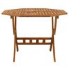 vidaXL Folding Garden Table 90x75 cm Solid Wood Acacia
