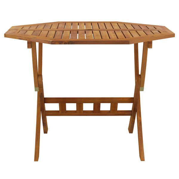 vidaXL Folding Garden Table 90x75 cm Solid Wood Acacia