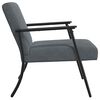 vidaXL Armchair Dark Grey 59 x 75 x 78 cm Velvet