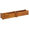 vidaXL Raised Bed | Brown | Acacia Wood | 150x30x25 cm | Durable