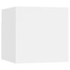 vidaXL Wall Mounted TV Cabinets 8 pcs White 30.5x30x30 cm