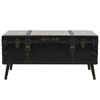 vidaXL Coffee Table MDF and Steel 102x51x48 cm