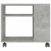 vidaXL Side Table Concrete Grey 70x35x55 cm Engineered Wood