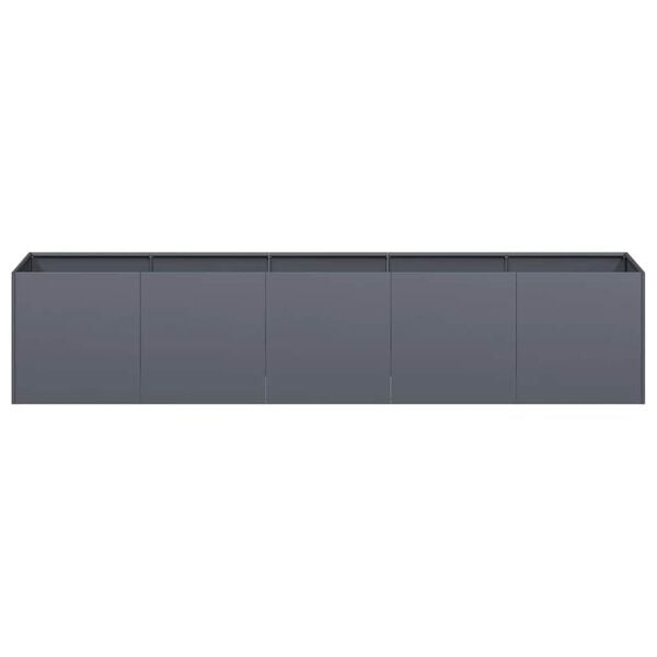 vidaXL Planter Anthracite 200x40x40 cm Cold-rolled Steel