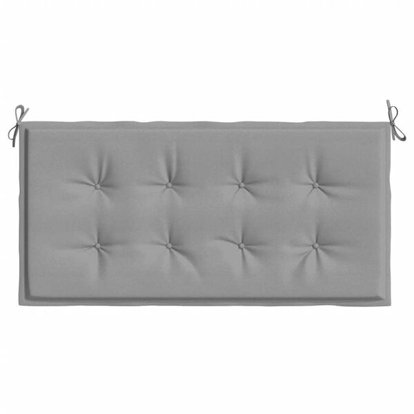vidaXL Garden Bench Cushion Grey 100x50x4 cm Oxford Fabric