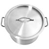vidaXL Stock Pot 32 L 40x26 cm Stainless Steel