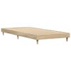 vidaXL Bed Frame without Mattress Sonoma Oak 90x200 cm Engineered Wood