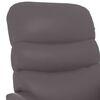 vidaXL Recliner Chair Grey Faux Leather