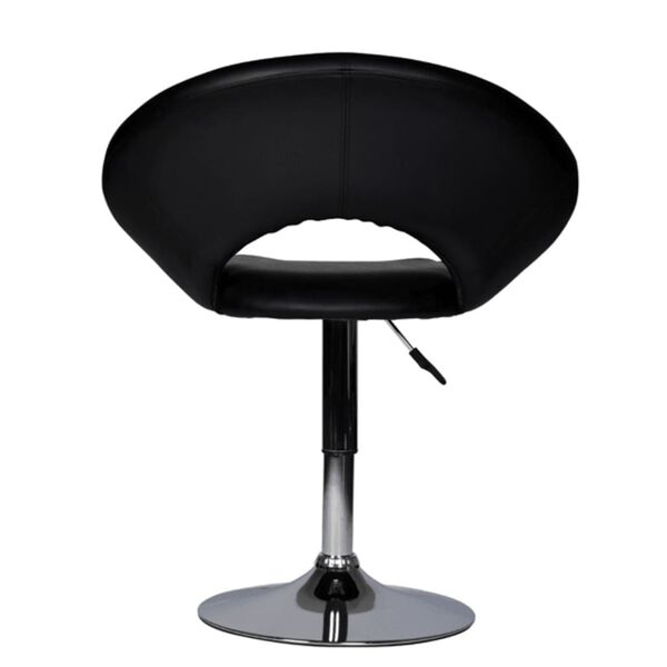 vidaXL Bar Stool Black Faux Leather