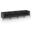 vidaXL Garden Lounge Set | Dark Grey