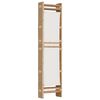 vidaXL Folding 4-Panel Room Divider 160 cm Bamboo and Canvas