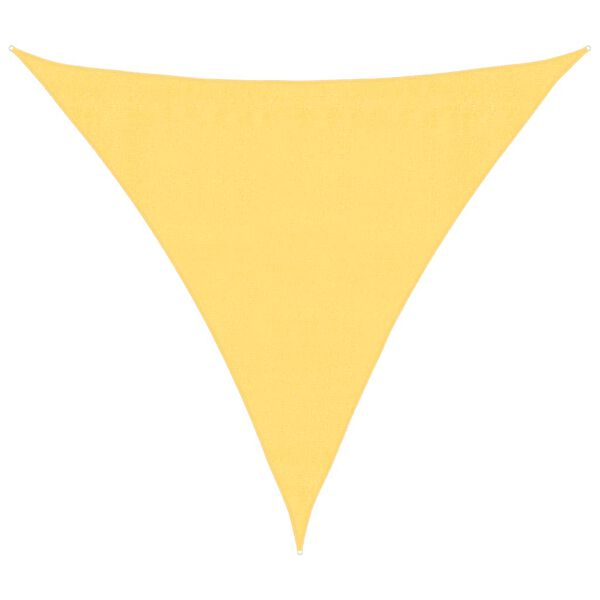 vidaXL Sunshade Sail HDPE Triangular 3.6x3.6x3.6 m Beige