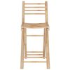 vidaXL 3 Piece Bar Set Bamboo