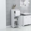 vidaXL 3 Piece Bathroom Furniture Set White Engineered Wood