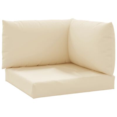 vidaXL Pallet Cushions 3 pcs Beige Oxford Fabric