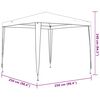 vidaXL Party Tent 2.5x2.5 m Blue