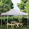 vidaXL Party Tent Roof 4x3 m White 270 g/m&sup2;