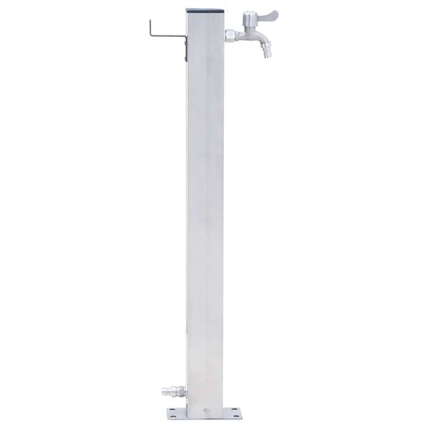 vidaXL Garden Water Column 80 cm Stainless Steel Square