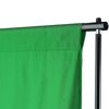 vidaXL Backdrop Support System 500 x 300 cm Green