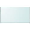 vidaXL Table Top Tempered Glass Rectangular 1200x650 mm