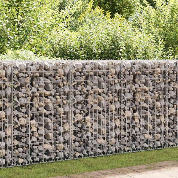 vidaXL Gabion Spirals 24 pcs Galvanised Steel 100 cm