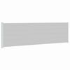 vidaXL Patio Retractable Side Awning 180x614 cm Grey