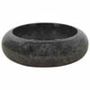 vidaXL Sink 40x12 cm Marble Black