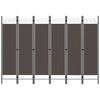 vidaXL 6-Panel Room Divider Anthracite 240x180 cm