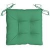vidaXL Chair Cushions 4 pcs Green 50x50x7 cm Oxford Fabric