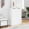 vidaXL Shoe Cabinet White 59x35x100.5 cm Engineered Wood