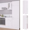 vidaXL Refrigerator Cabinet Lyon White 60x57x207 cm Engineered Wood