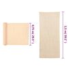 vidaXL Privacy Net HDPE 1.5x25 m Beige