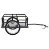 vidaXL Bike Trailer 130x73x48.5 cm Steel Black