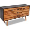 vidaXL Sideboard Solid Acacia Wood 115x35x70 cm