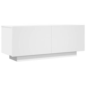 vidaXL TV Cabinet White 100x35x40 cm Engineered Wood