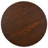 vidaXL Bistro Table Dark Brown 60 cm MDF
