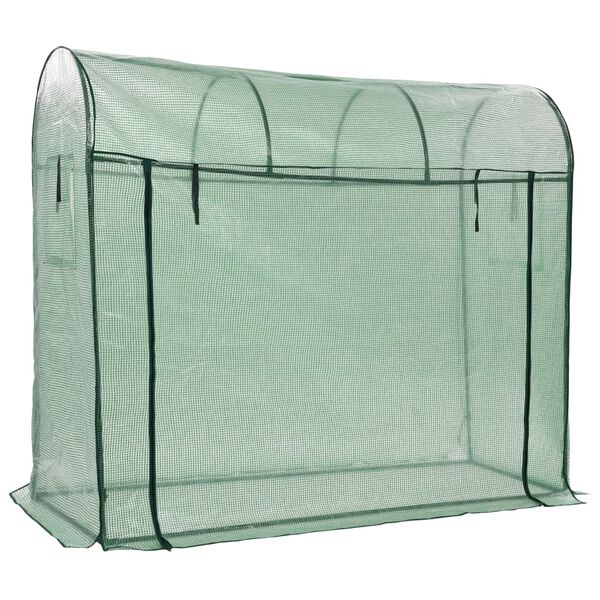 vidaXL Greenhouse with Zippered Door 200x80x170 cm