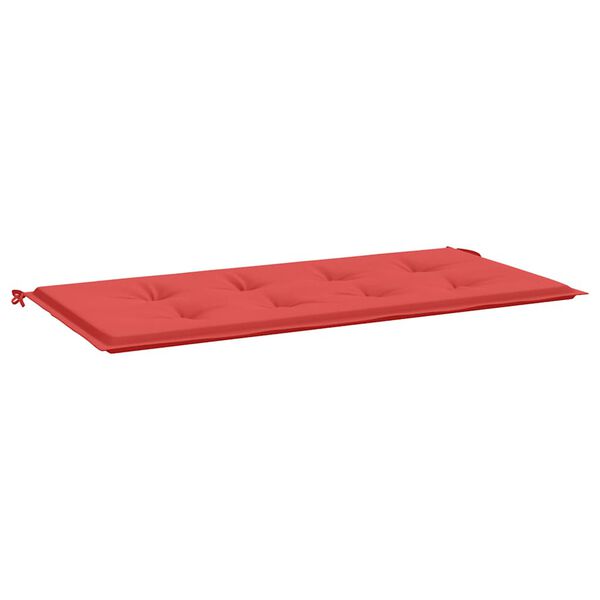 vidaXL Garden Bench Cushion Red 120x50x4 cm Oxford Fabric
